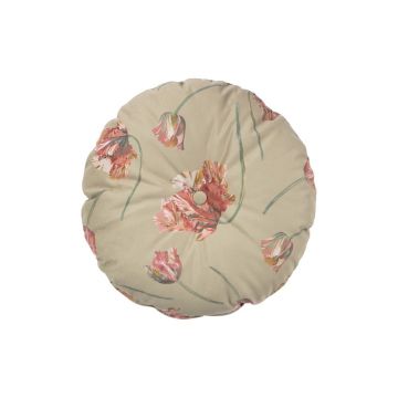 Pernă BePureHome Vogue, ø 45 cm, bej