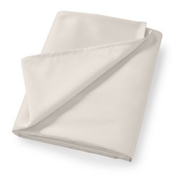 Cearceaf bej din bumbac satinat 275x275 cm Cotton Sateen – Bianca