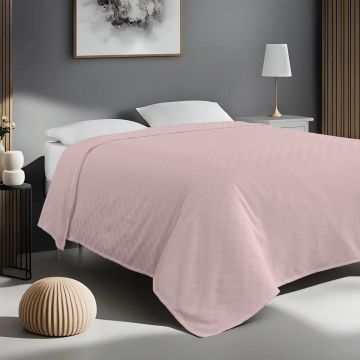 Cuvertura matlasata dubla, Serenity - Light Pink, ICF Bedroom, Bumbac Cuvertura matlasata dubla, Serenity - Light Pink, ICF Bedroom, Bumbac