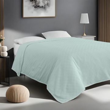 Cuvertura pique Single, Serenity - Mint, ICF Bedroom, Bumbac Cuvertura pique Single, Serenity - Mint, ICF Bedroom, Bumbac
