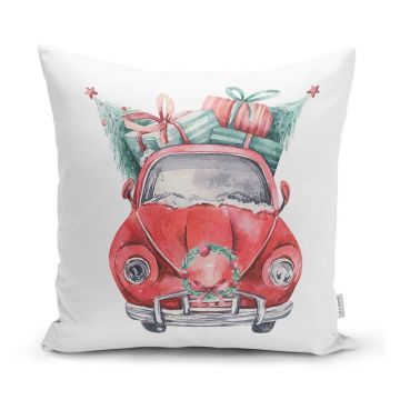Față de pernă 43x43 cm cu model de Crăciun Full Ride – Mila Home