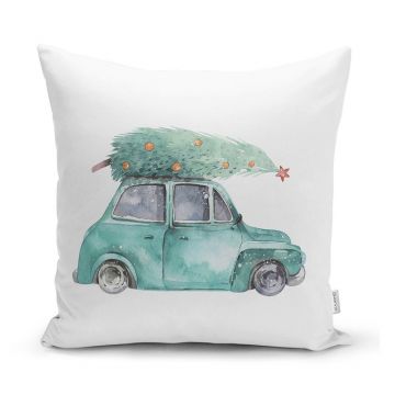 Față de pernă 43x43 cm cu model de Crăciun Full Ride – Mila Home