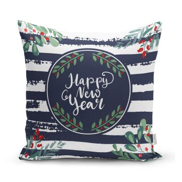 Față de pernă 43x43 cm Happy New Year – Mila Home