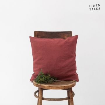 Față de pernă din in 45x45 cm Marsala – Linen Tales