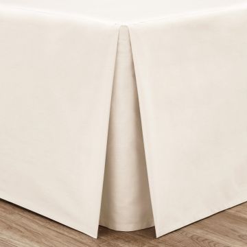 Husă pentru cadru de pat crem din bumbac percale 135x190 cm Easy Iron Percale – Catherine Lansfield