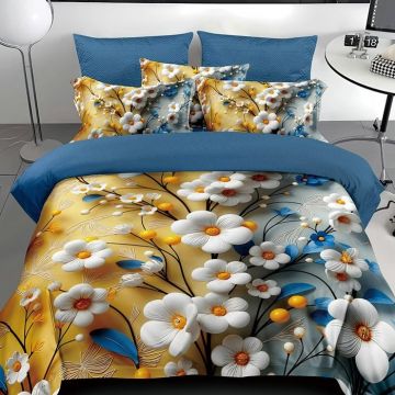 Lenjerie 3D cu Elastic 180x200 Emma (Finet) Lenjerie 3D cu Elastic 180x200 Emma (Finet)