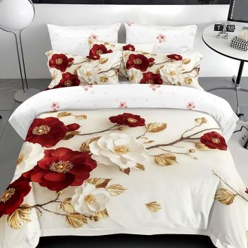 Lenjerie 3D cu Elastic 180x200 Lily (Finet) Lenjerie 3D cu Elastic 180x200 Lily (Finet)