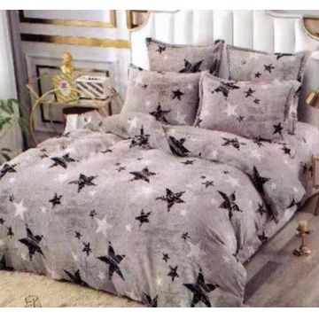 Lenjerie cocolino cu elastic 180x200 Crayon Star (Cocolino)