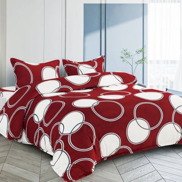 Lenjerie cu elastic 180x200 cm, Pilar 6 Piese (Cocolino)