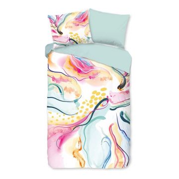 Lenjerie de pat din bumbac pentru pat de o persoană/extinsă 140x220 cm Magic – Good Morning