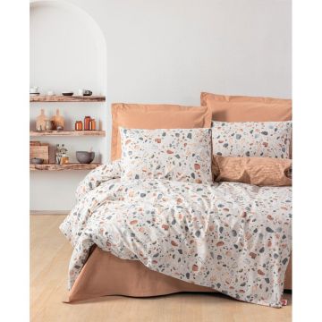 Lenjerie de pat din bumbac ranforcé pentru pat dublu/extinsă 240x220 cm Earth-Inspired Calm – Mila Home Luxury