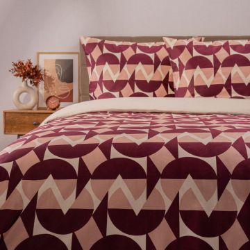 Lenjerie de pat pentru o persoana Cherry Chic, Homla, 2 piese, 140x200 cm, poliester, multicolor