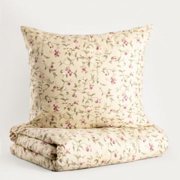 Lenjerie de pat pentru o persoana Karina, Homla, 2 piese, 140x200 cm, bumbac, multicolor