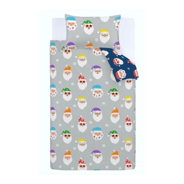 Lenjerie de pat pentru pat dublu, extinsă 230x220 cm Santa Spec-Tacular – Catherine Lansfield Lenjerie de pat pentru pat dublu, extinsă 230x220 cm Santa Spec-Tacular – Catherine Lansfield