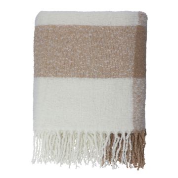 Patura Allora, Homla, 130x170 cm, poliester, ecru/bej