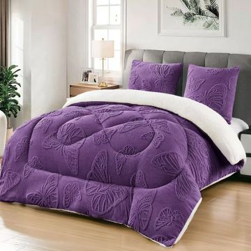 Pilota Cocolino Groasa cu Blanita Buffy V30 Mov 4.5kg, 200x230