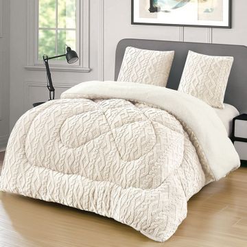 Pilota Cocolino Groasa cu Blanita Wave V24 Crem 4.5kg, 200x230