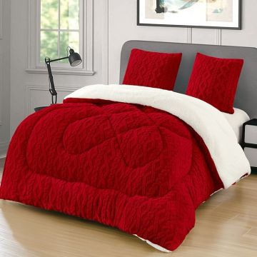 Pilota Cocolino Groasa cu Blanita Wave V32 Rosu 4.5kg, 200x230