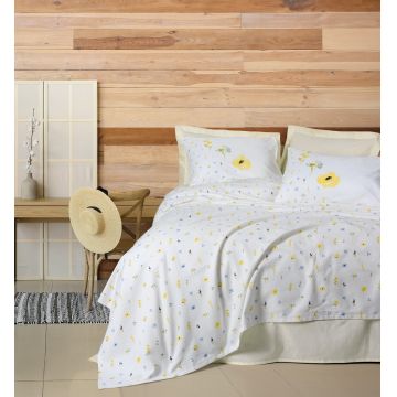 Set cuvertura pique dubla, L'essentiel Maison, Dolce, Galben Set cuvertura pique dubla, L'essentiel Maison, Dolce, Galben