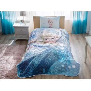 Cuvertura Matlasata Copii Frozen Glitter, 160x230 cm