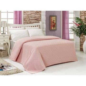 Cuvertura pique Single, L'essentiel Maison, Powder, Bumbac, Roz pudra Cuvertura pique Single, L'essentiel Maison, Powder, Bumbac, Roz pudra