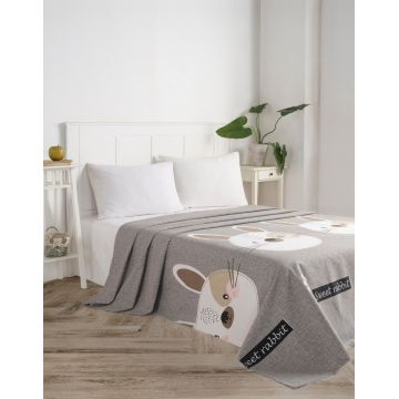 Cuvertura Pled pentru pat dublu Model Tavşancık