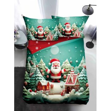 Lenjerie Craciun pentru 1 persoana Xmas V78 (Finet)