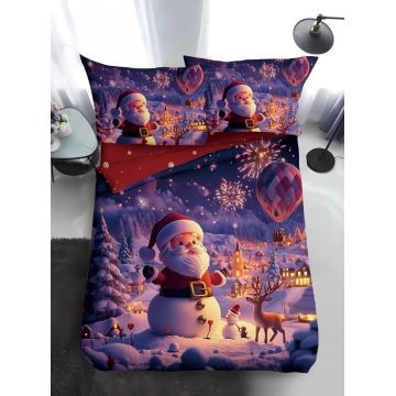 Lenjerie Craciun pentru 1 persoana Xmas V86 (Finet)