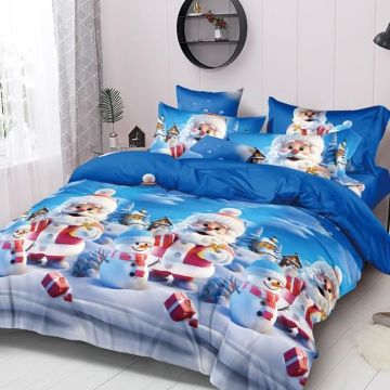 Lenjerie Craciun Winter V14 6 Piese (Finet)