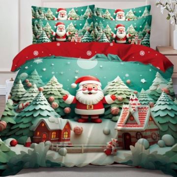 Lenjerie Craciun Xmas V78 6 Piese (Finet)