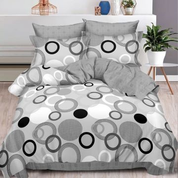 Lenjerie cu elastic 180x200 Jess 6 Piese (Finet)