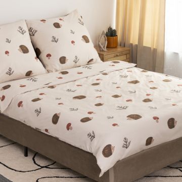 Lenjerie de pat dubla Herrison, Homla, 3 piese, 160x200 cm, microfibra din poliester, multicolor Lenjerie de pat dubla Herrison, Homla, 3 piese, 160x200 cm, microfibra din poliester, multicolor