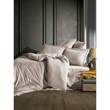Lenjerie de pat dubla, L'essentiel Maison, Austin v2, Bej Lenjerie de pat dubla, L'essentiel Maison, Austin v2, Bej