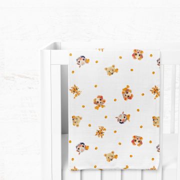 Patura bebelusi, L'essentiel Maison, Lama, Galben / Albastru / Portocaliu Patura bebelusi, L'essentiel Maison, Lama, Galben / Albastru / Portocaliu