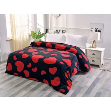 Patura Cocolino Black Heart 200x230 cm