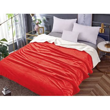 Patura Cocolino cu Blanita, Luana Rosu 200x230 cm