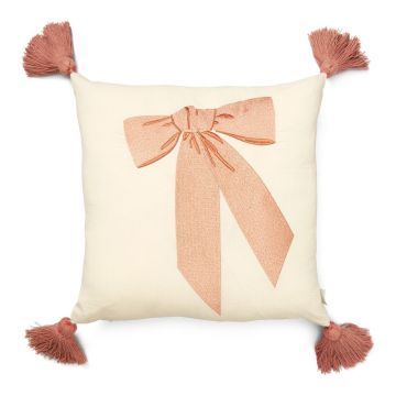 Pernă pentru copii din bumbac organic 35x35 cm Bows – Cam Cam Copenhagen