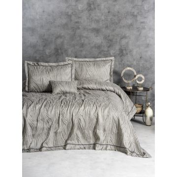 Set cuvertura de pat dubla 3 piese, L'essentiel Maison, Kaylan, Bej Set cuvertura de pat dubla 3 piese, L'essentiel Maison, Kaylan, Bej