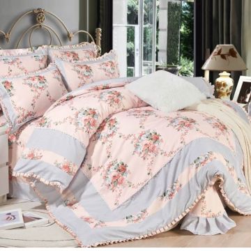 Lenjerie cu Broderie si Volanase Rumba, 4 Piese (Finet)