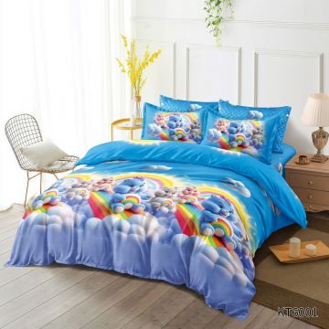 Lenjerie cu Elastic 180x200 cm, Cartoon V1 6 Piese (Finet)