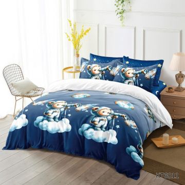 Lenjerie cu Elastic 180x200 cm, Cartoon V11 6 Piese (Finet)