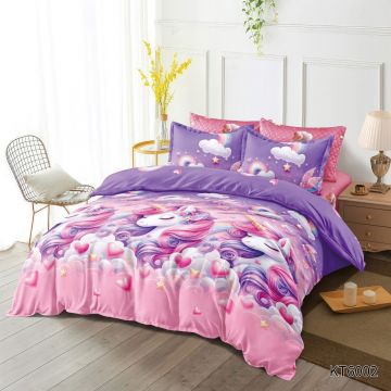 Lenjerie cu Elastic 180x200 cm, Cartoon V2 6 Piese (Finet)