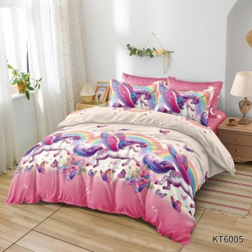 Lenjerie cu Elastic 180x200 cm, Cartoon V5 6 Piese (Finet)