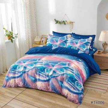 Lenjerie cu Elastic 180x200 cm, Cartoon V6 6 Piese (Finet)