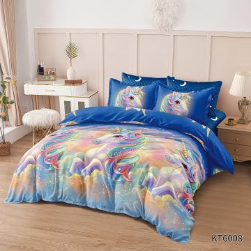 Lenjerie cu Elastic 180x200 cm, Cartoon V8 6 Piese (Finet)