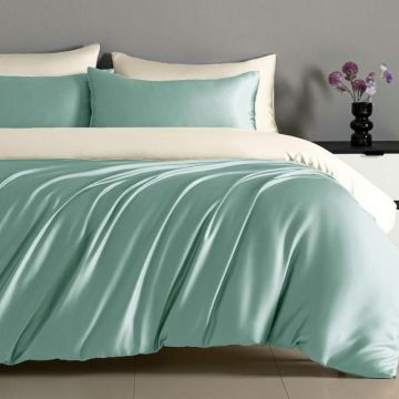 Lenjerie cu elastic 180x200cm, Smooth V7 Mint