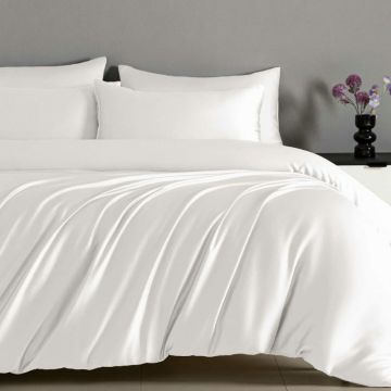 Lenjerie cu elastic 180x200cm, Smooth V8 White