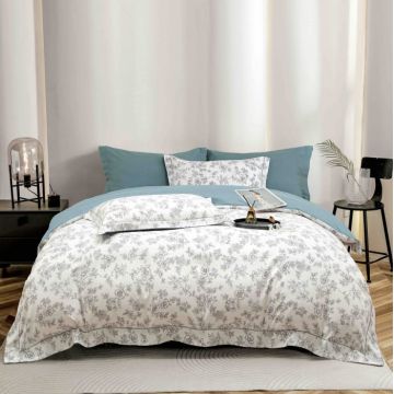 Lenjerie De Lux In Cutie Cadou, Bumbac Finet, 6 Piese - Flowers