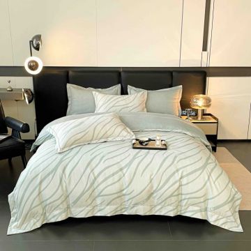 Lenjerie De Lux In Cutie Cadou, Bumbac Finet, 6 Piese - Imprimeu Zebra