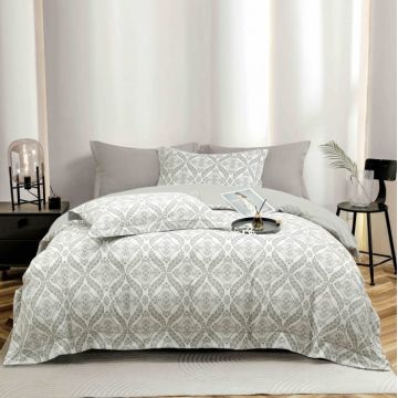 Lenjerie De Lux In Cutie Cadou, Bumbac Finet, 6 Piese - Modern